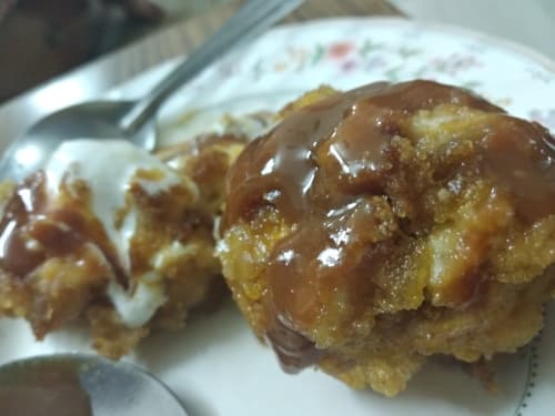 Deep-Fried Golden Oreo Ice Cream with Salted Caramel